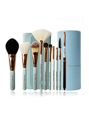 动物毛化妆刷套装10